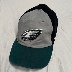 47 Black, Gray, and Green Cap with Philadelphia Eagles Emblem